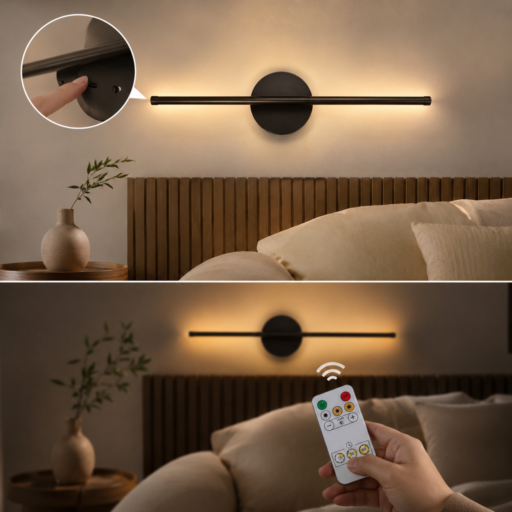 Lámpara Magnética de Pared LED Recargable